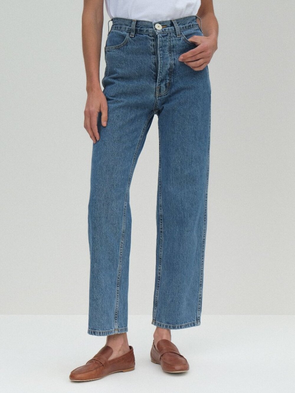 Jesse Kamm - 225 Pants in Cowboy Blue Japanese Denim